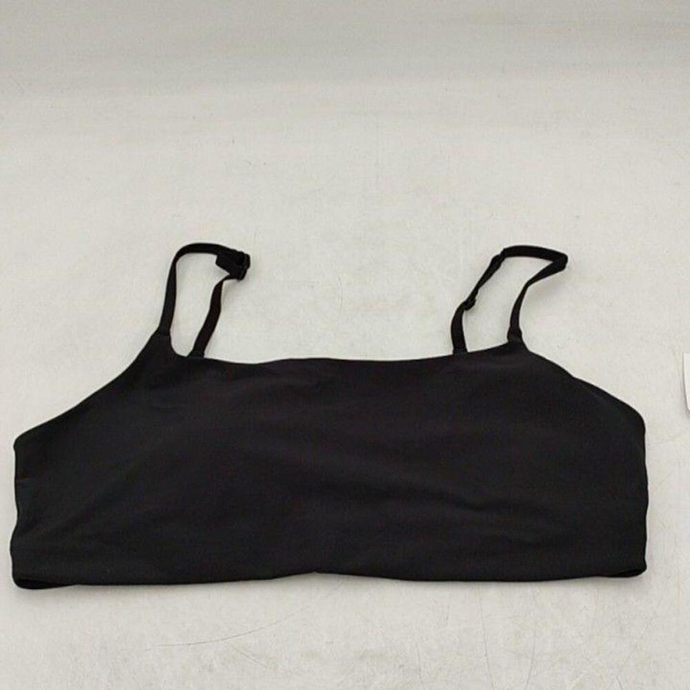 Old Navy Active Sports Bra Womens Black Adjustable Strap Wireless XL Stretch